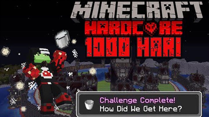 1000 HARI DI MINECRAFT HARDCORE TANPA TIDUR !!! (1)