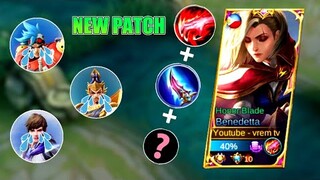 Benedetta + Blade of Heptaseas is Broken ? | New Patch Build | Benedetta Gameplay | MLBB