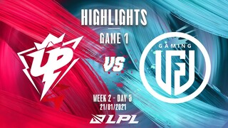 [Highlights] UP vs. LGD - Game 1 | Tuần 2 Ngày 5 | LPL Mùa Xuân 2022