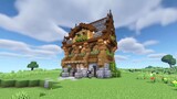 Minecraft Indonesia - Tutorial Membangun Rumah Survival Ala Nordic #1