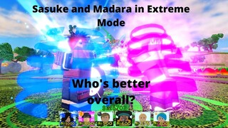 Who's better Sasuke or Madara? - All star tower defense