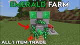 Minecraft Bedrock Easiest Emerald Farm 1.19 MCPE