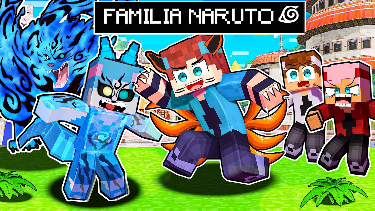 MEU PRIMEIRO FILHO na FAMÍLIA NARUTO no Minecraft! 