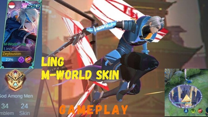 LING, early gameplay. dengan M-World skin