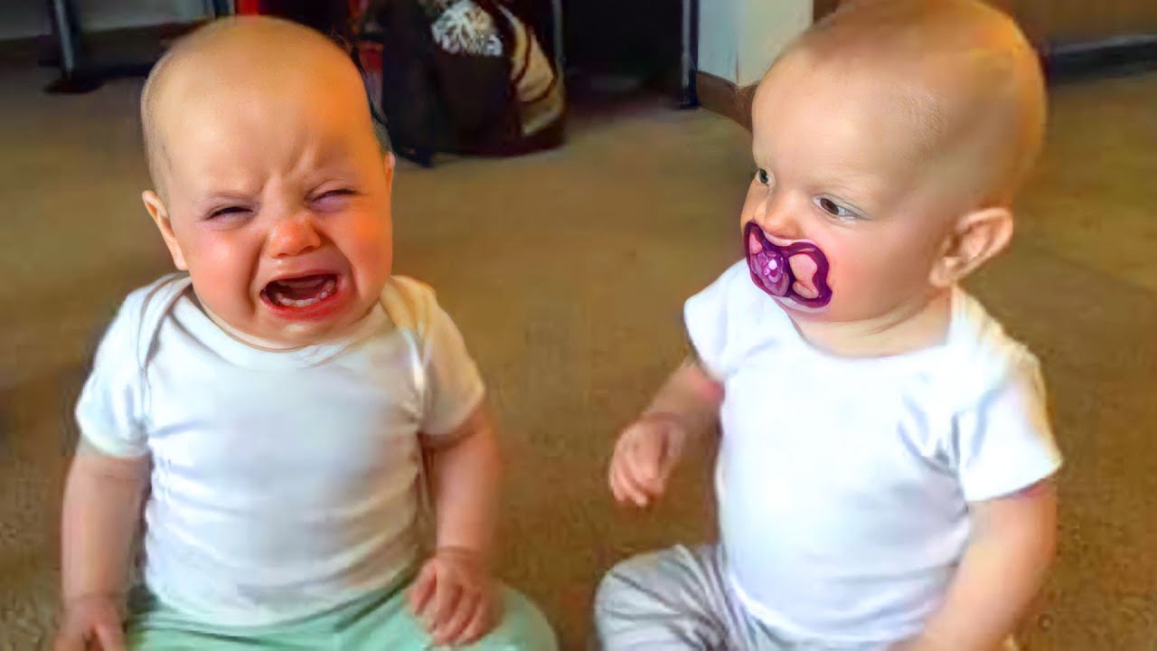 Best Videos Of Cute and Funny Twin Babies Twins Baby Videos BiliBili