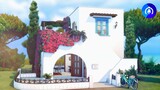 Tiny Greek Villa 🏖️ 🇬🇷 | The Sims 4 My Wedding Stories | Speed Build | No CC