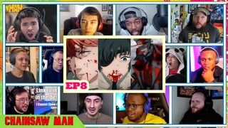 『Chainsaw Man』 EP 8 Reaction Mashup ~ チェンソーマン