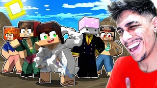 NOVA SÉRIE 𝗗𝗘 ONE PIECE TRIPULAÇÕES no MINECRAFT POCKET EDITION !! One Piece Guerra 𝗘𝗣.  1  ‹ Ine ›