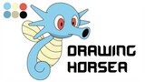 Menggambar Horsea - Pokemon (Drawing pokemon) By OST ANIME ID