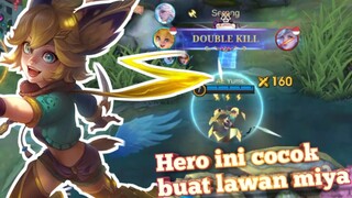 Bingung lawan miya!? Pakai Si kilat kuning ini!? + Vengeance!? Behhh auto meninggoy - Mobile Legends