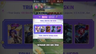 SKIN GRATIS BEBAS PILIH! 3 KEUNTUNGAN EVENT PESTA RANK MOBILE LEGENDS #MLBBIDCREATOR