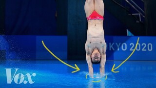 How Olympic divers make the perfect tiny splash