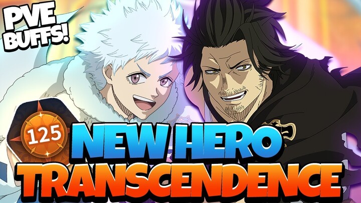 *NEW* LVL 125 TRANSCENDENCE COMING FOR 1ST ANNI! INSANE YUL/GEAR BUFFS & MORE - Black Clover Mobile