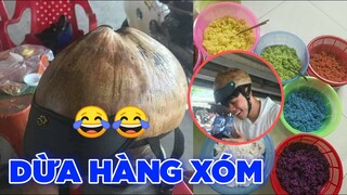 Mũ bảo hiểm lấy thiết kế từ dừa hài hước - Top bình luận hài trên Face Book.