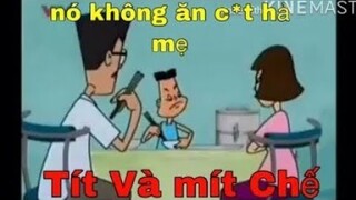 YTP Tít Và Mít Chế Bị Đau Răng | Cực Hài Hước