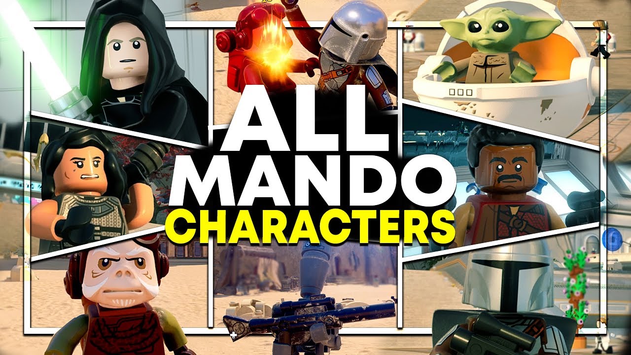 All Mandalorian DLC Characters In LEGO Star Wars The Skywalker