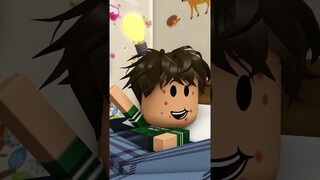 un niño tonto de niño decidió no ir a la escuela #shorts #roblox #animación #memes