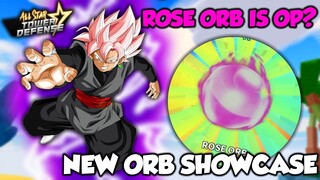 DOES *ROSE ORB* MAKES BLACK GOKU *META*?! ROSE ORB SHOWCASE |ROBLOX ALL STAR TOWER DEFENSE