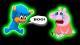 Pocoyo & Boss Baby & Peppa Pig "Boo!" Sound Variations in 42 Seconds
