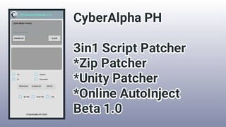 CyberAlpha PH Script Patcher(beta 1.0) Launch