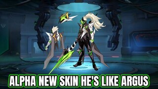 Alpha New Skin is Like Argus | Argus New Skin Survey | MLBB