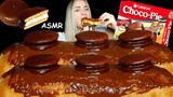 CHOCOLATE CHOCO-PIE ROLL Mukbang | ASMR | Nusha ASMR