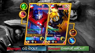 JOHNSON OPTIMUS PRIME + BUMBLE BEE = MENACE!! | MLBB