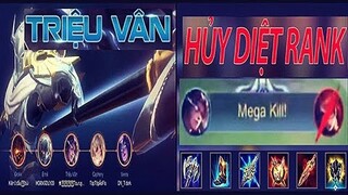 TOP.1 The Flash Cầm Triệu Vân Huỷ Diệt Rank Ăn Mega Kill Khiến Team Bạn Bất Lực