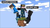 HATZI & BOCIL TERDAMPAR DAN TERJEBAK DI SATU BLOCK !! TOLONG BANTUIN !! - Minecraft Indonesia