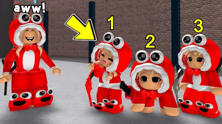 We COPY avatars as TRIPLET PLUSHIES..(Murder Mystery 2)