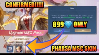 Confirmed 899💎 Diamonds Only for Pharsa MSC Skin | Release Date | MLBB
