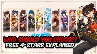 WHO SHOULD YOU CHOOSE? LANTERN RITE FREE 4-STAR REVIEW | Genshin Impact 4.4