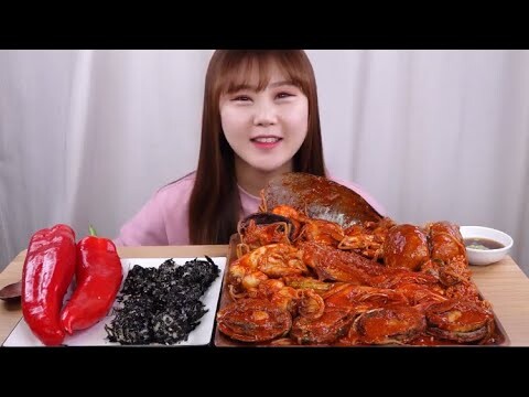 THÁNH ĂN HÀN QUỐC | MUKBANG ĂN HẢI SẢN OM CAY HÀN QUỐC🌶 || HẢI SẢN HẤP CAY 🌶