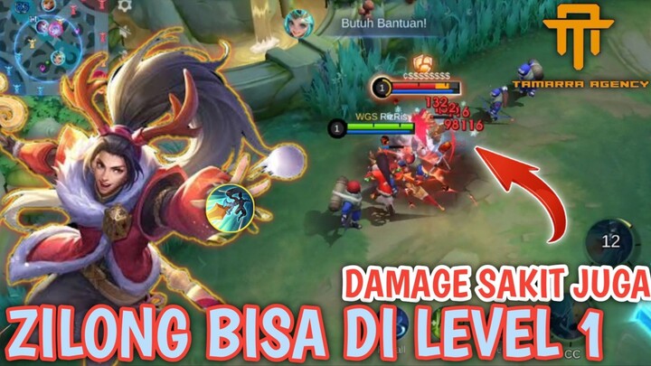 [TA] DI LEVEL 1 UDAH SAKIT ZILONG - GAMEPLAY ZILONG