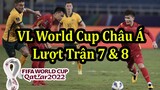 Lịch Thi Đấu Vòng Loại World Cup 2022 Khu Vực Châu Á Lượt Trận Thứ 7 & 8 - Bảng Xếp Hạng