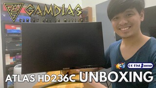 SULIT at MURA na CURVED GAMING MONITOR 144Hz | GAMDIAS Atlas HD236C Unboxing & Testing