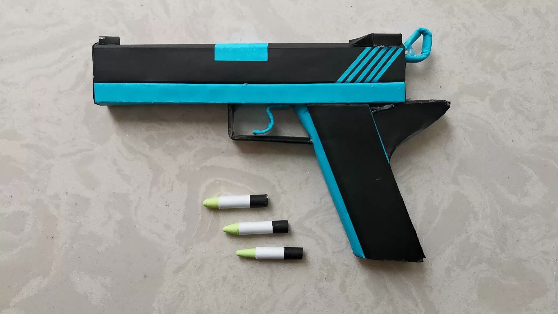 how to make paper guns that shoot