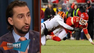 First Thing First | Was Joseph Ossai's late hit on Patrick Mahomes a penalty? - Nick explains why