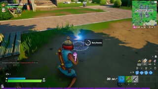 Bury Gnomes in Pleasant Park or Retail Row