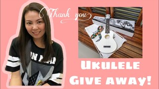 BRAND NEW UKULELE GIVE AWAY! ROAD TO 10K SUBSCRIBERS!