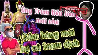 Một ngày cầm PP19 1 mình cân cả Team địch trong FreeFire | Chú Xám