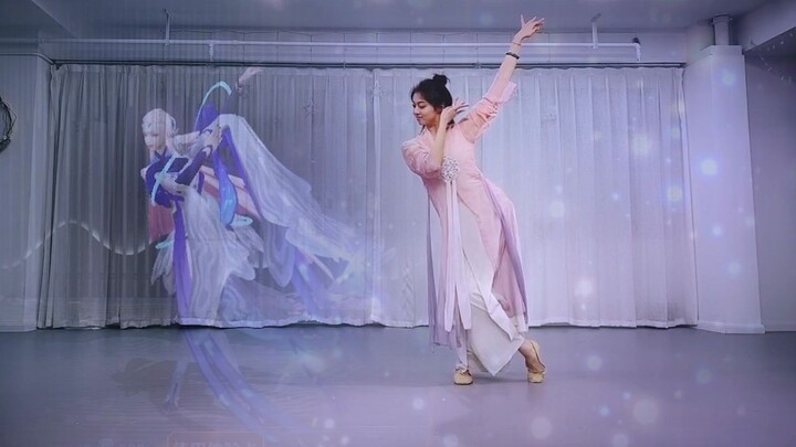 Xiao Ying'er imitates the phantom dance of King of Glory Diao Chan and Cat Shadow