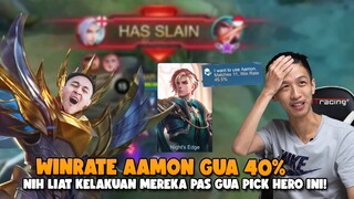 WINRATE AMON GW MINUS... LIAT NIH KELAKUAN INI ORANG TIAP KALI GW PICK AMON.. PASTI MINTA DI CARRY!!