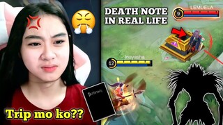 DEATH NOTE KA SAAKIN CHRISSY🤣| FOCUS AKO SA GOAL🔥- MLBB