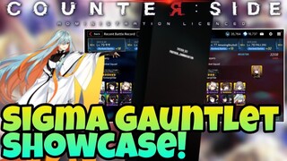 Counter:Side Global - Sigma Gauntlet Showcase! [Is She Good?]