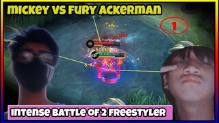 MICKEY VS FURY ACKERMAN | MLBB