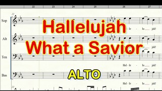 Hallelujah What A Savior | Alto