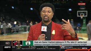 Jalen Rose breaks down Heat survive Celtics without Jimmy Butler in second half to win Game 3