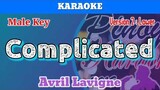 Complicated by Avril Lavigne (Karaoke : Male Key : Lower Version)