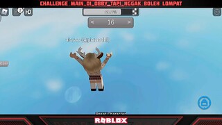 ROBLOX Challenge main di Obby tapi nggak boleh lompat #Part 2